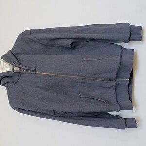 Northwest Territory Men's Vintage Charcoal Zip-Up Sweater Hoodie Size Small